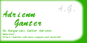 adrienn ganter business card